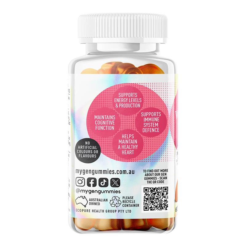 Load image into Gallery viewer, GEN Millennial Gummies Women's Multivitamin Raspberry 60 Pack
