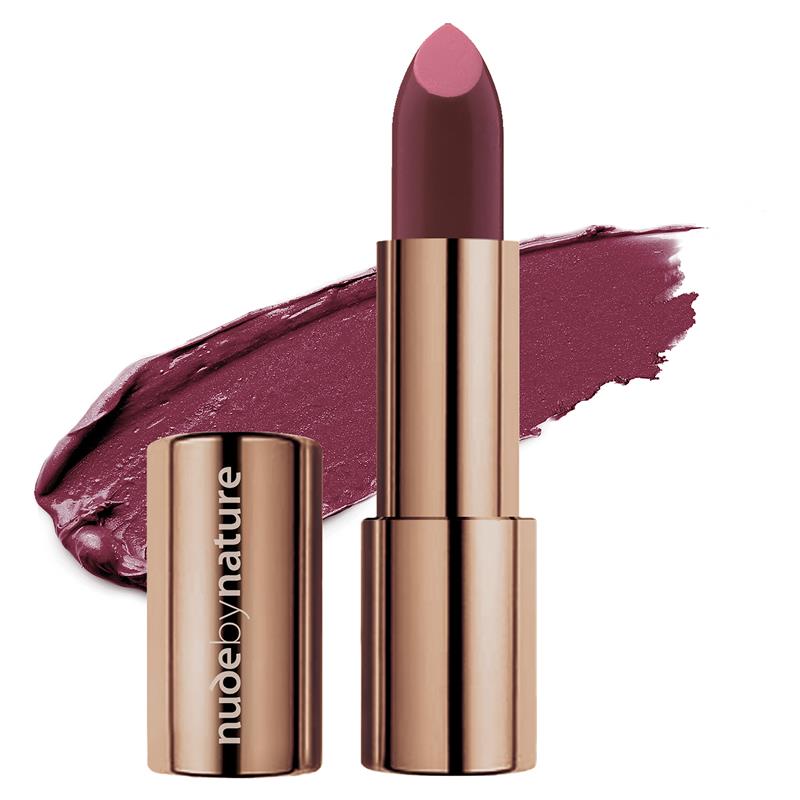 Load image into Gallery viewer, Nude by Nature Moisture Shine Lipstick 07 Deep Plum
