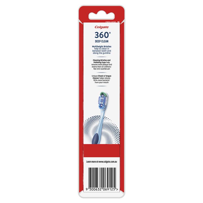 Load image into Gallery viewer, Colgate Toothbrush 360 Deep Clean Soft 2 Pack
