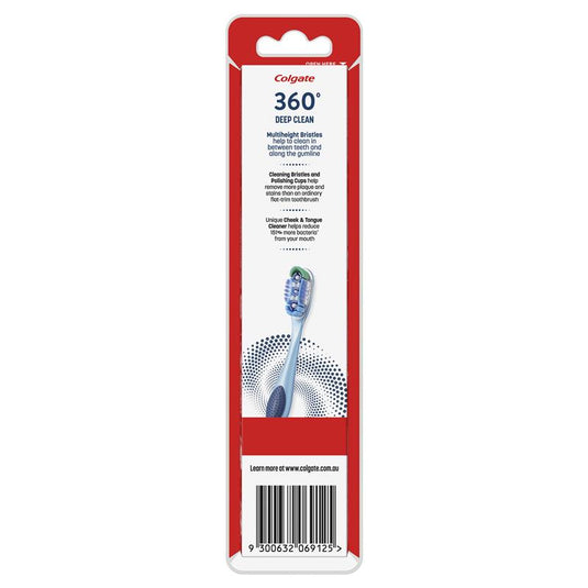 Colgate Toothbrush 360 Deep Clean Soft 2 Pack