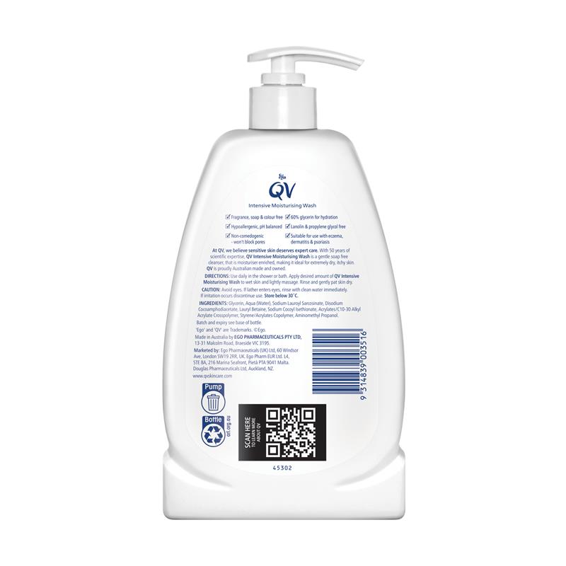 Load image into Gallery viewer, Ego QV Intensive Moisturising Wash 500g
