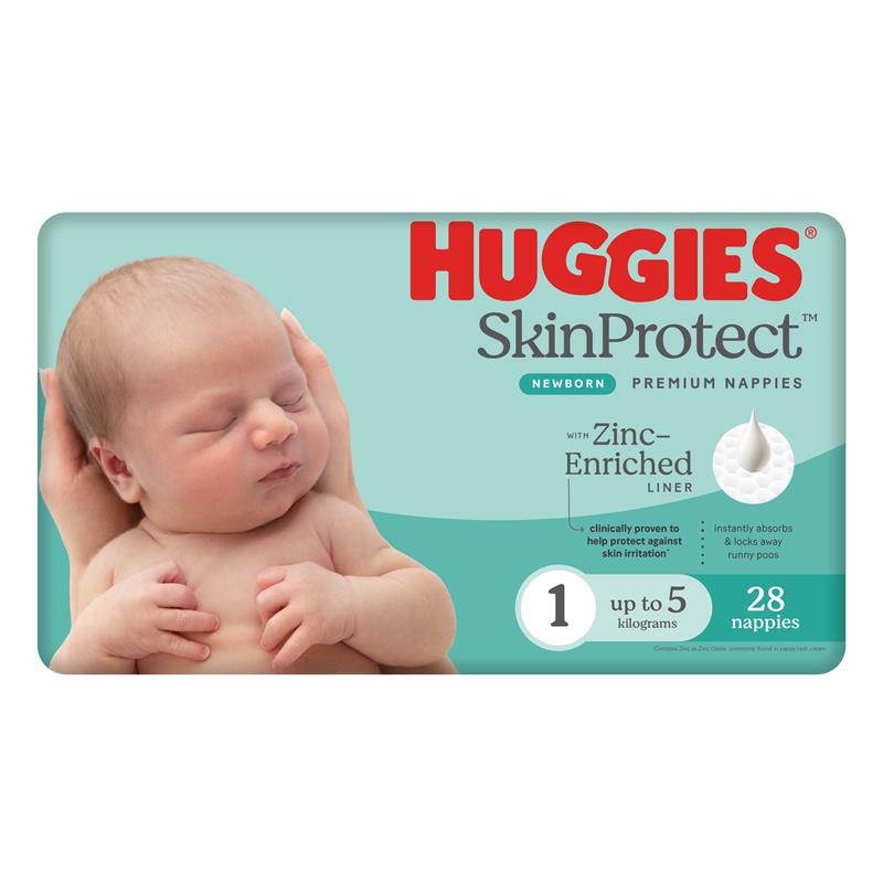 Load image into Gallery viewer, Huggies Convenience Pack Ultimate Size 1 Newborn 28 Pack
