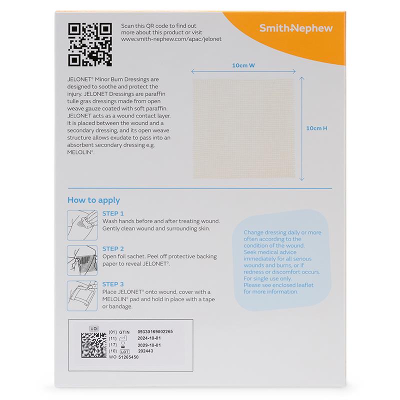 Load image into Gallery viewer, Jelonet 10cm x 10cm 3 Pack
