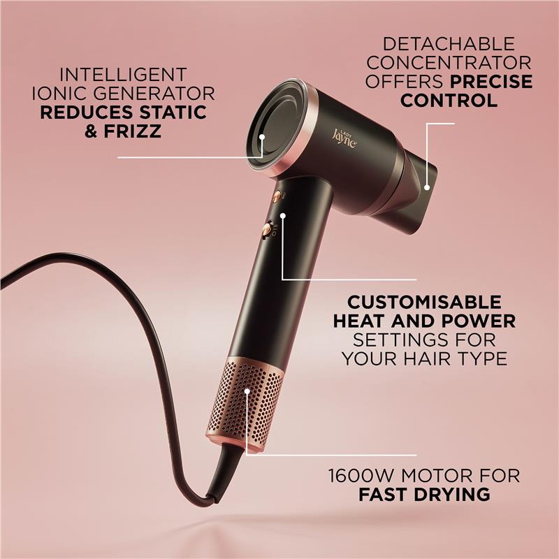 Load image into Gallery viewer, Lady Jayne® VELOCITY™ Ionic Hairdryer

