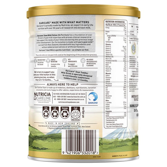 Karicare Goat Milk Stage 2 Follow On Formula 900g