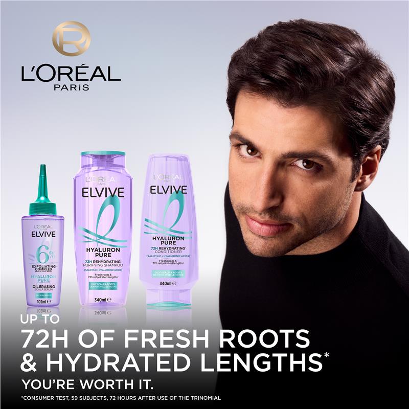 Load image into Gallery viewer, L'Oreal Elvive Hyaluron Pure Shampoo 340ml
