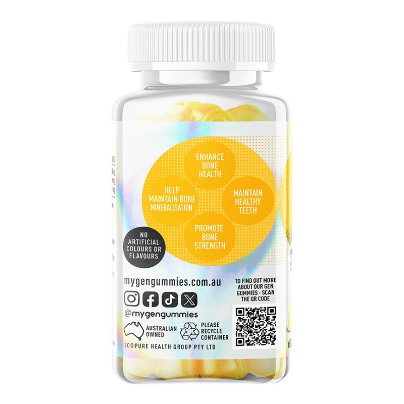 Load image into Gallery viewer, GEN Baby Boomer Gummies Bone Health Citrus 60 Pack

