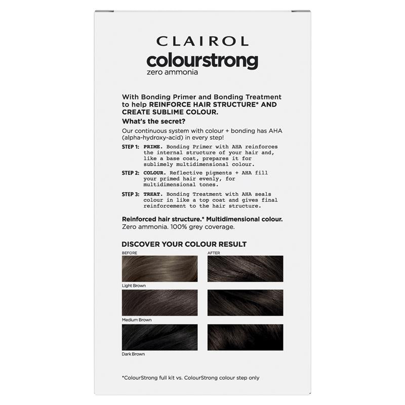Load image into Gallery viewer, Clairol Colour Strong Kit 4.0 Dark Brown
