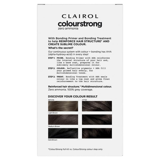 Clairol Colour Strong Kit 4.0 Dark Brown