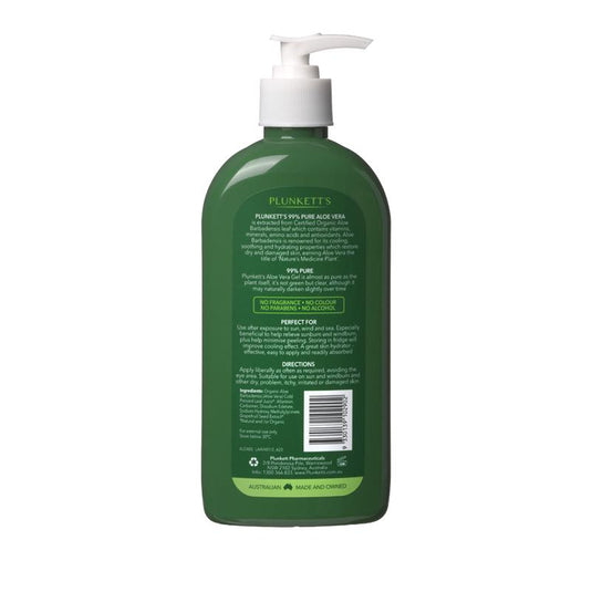 Plunketts 99% Pure Aloe Vera Soothing Gel 400ml