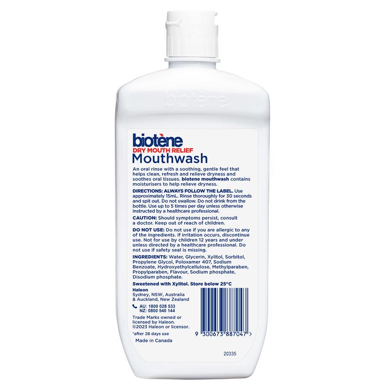 Load image into Gallery viewer, Biotene Dry Mouth Relief Mouthwash Fresh Mint 470mL
