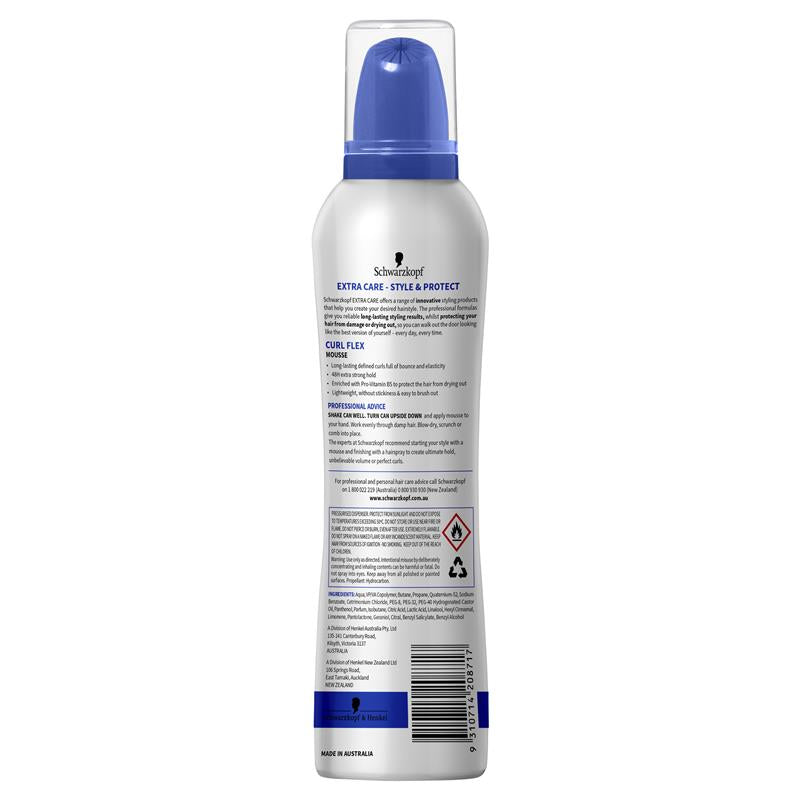 Load image into Gallery viewer, Schwarzkopf Extra Care Curl Flex Mousse 150g
