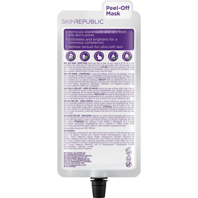 Load image into Gallery viewer, Skin Republic Charcoal Peel Off Mask
