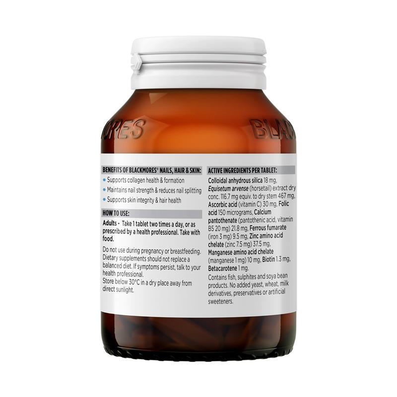 Load image into Gallery viewer, Blackmores Nails Hair and Skin 180 Tablets
