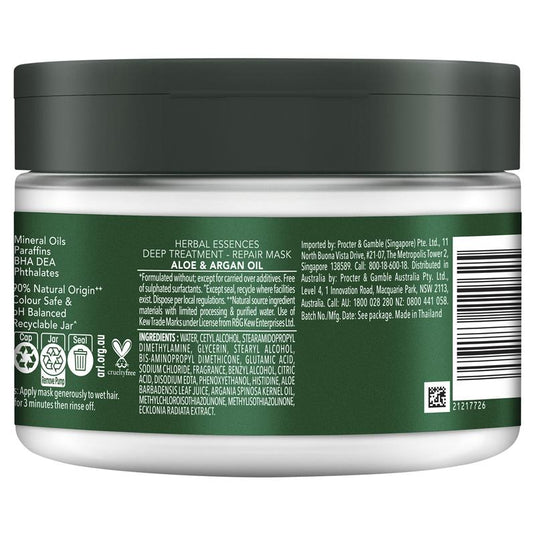 Herbal Essences Bio Renew Argan Oil & Aloe Deep Repair Mask 300ml