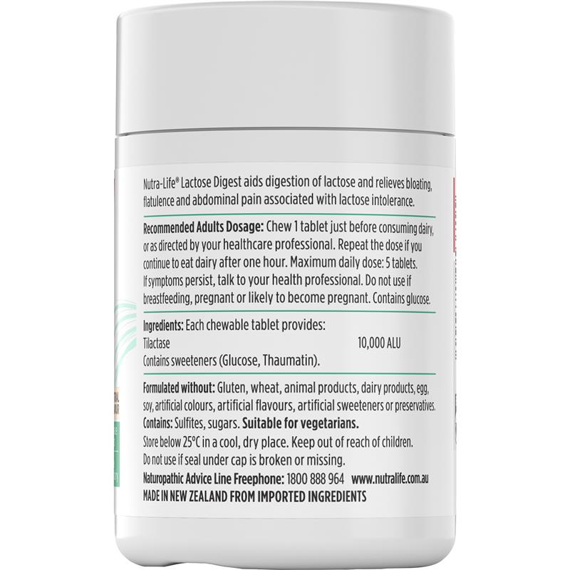 Load image into Gallery viewer, Nutra-Life Lactose Digest 60 Chewable Tablets
