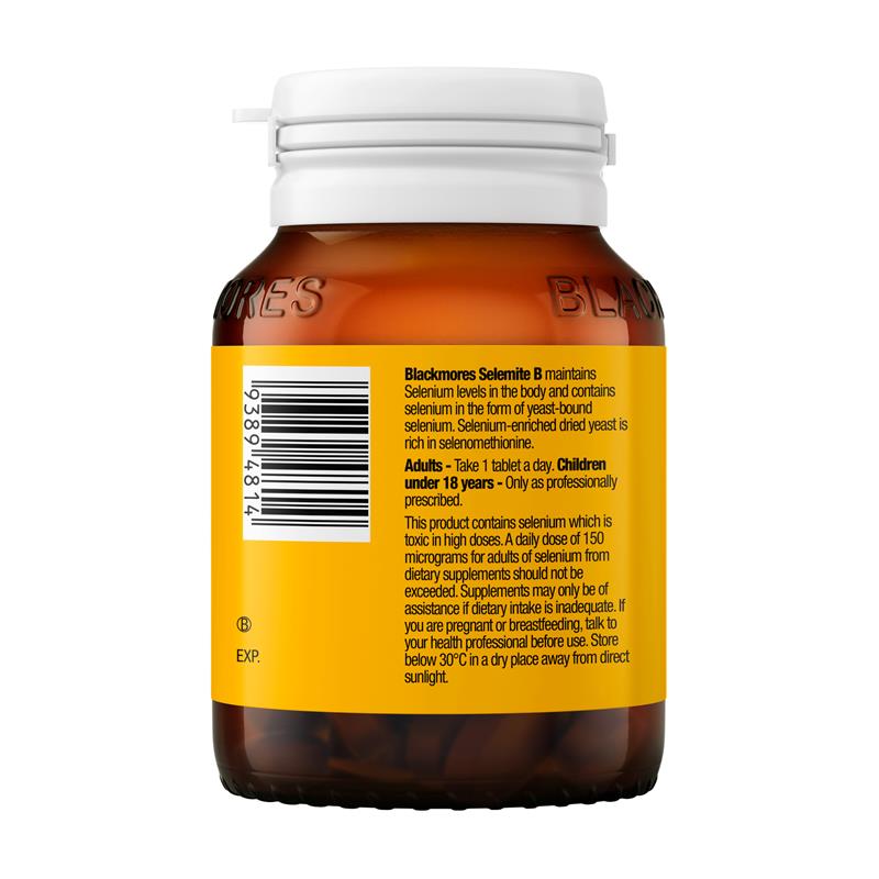 Load image into Gallery viewer, Blackmores Selemite B 100 Tablets

