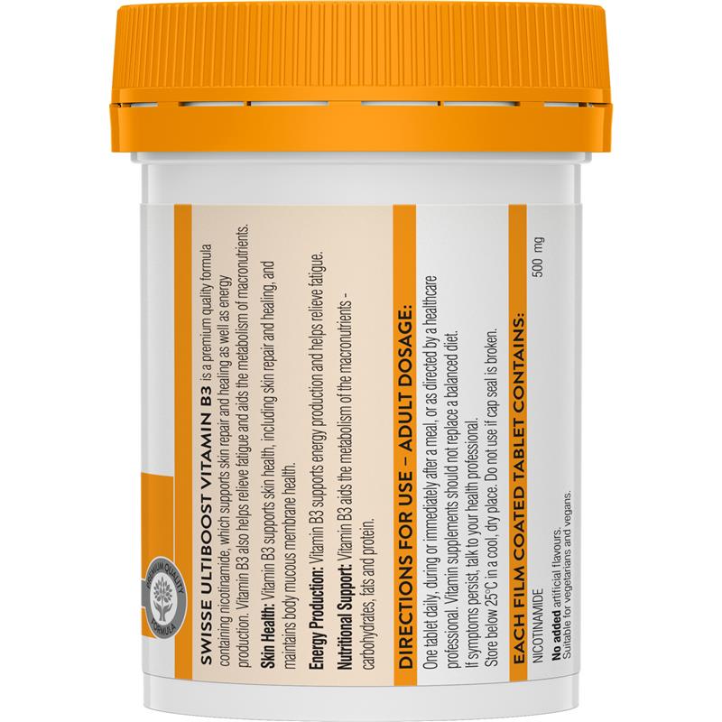 Load image into Gallery viewer, Swisse Ultiboost Vitamin B3 60 Tablets
