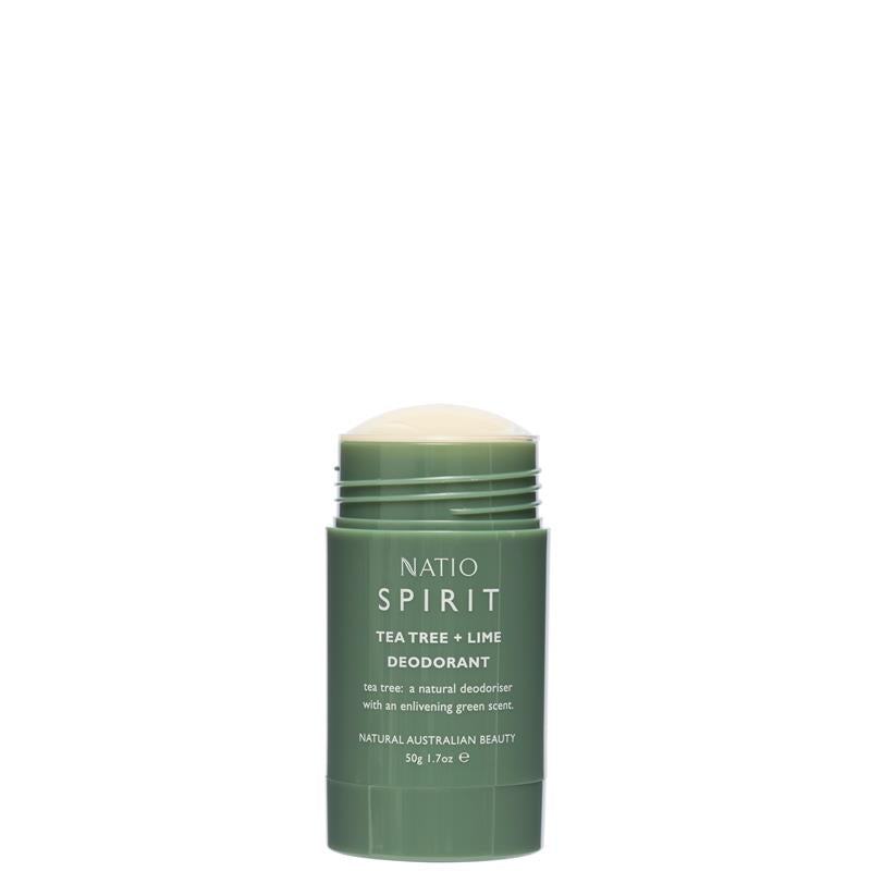 Load image into Gallery viewer, Natio Spirit Tea Tree + Lime Roll-On Deodorant 50g
