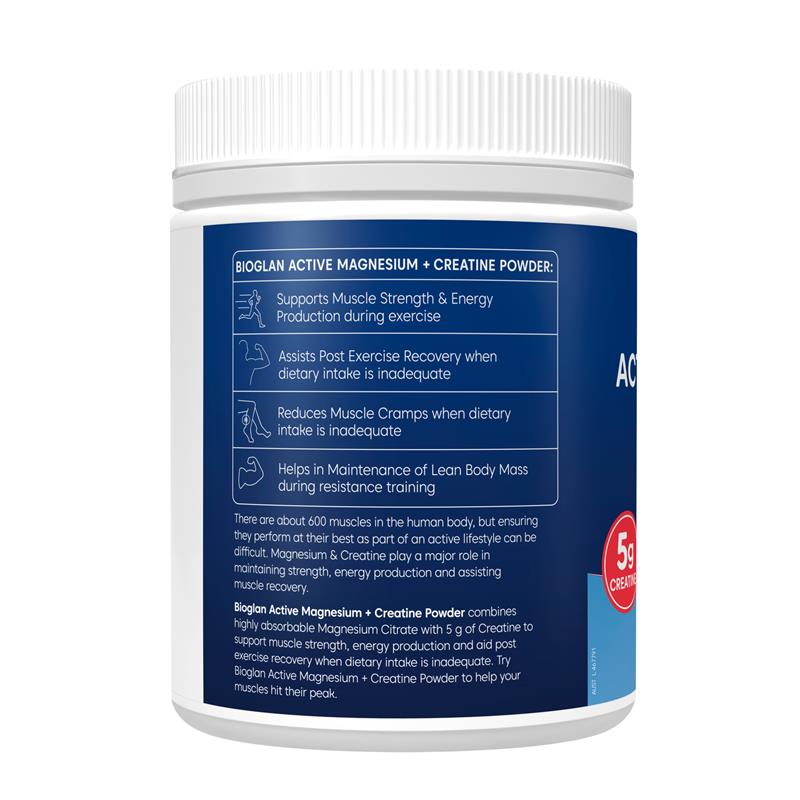 Load image into Gallery viewer, Bioglan Active Magnesium + Creatine 300g
