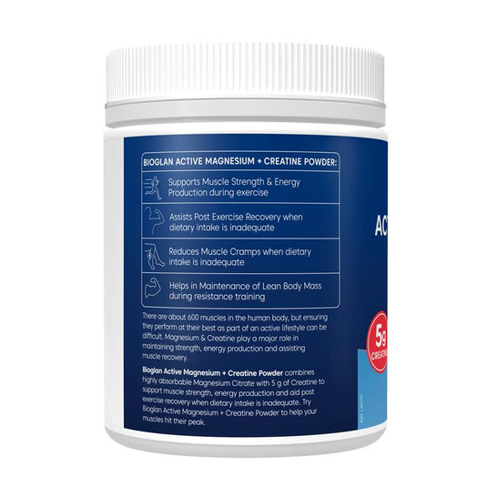 Bioglan Active Magnesium + Creatine 300g