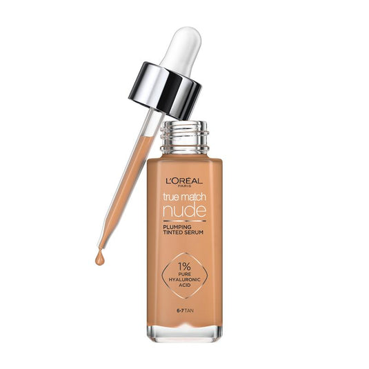 L'Oreal Paris True Match Nude Plumping Tinted Serum 6-7 Tan