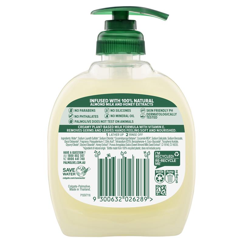 Load image into Gallery viewer, Palmolive Naturals Softwash Hand Wash Milk &amp; Honey 250ml
