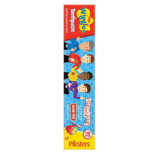 Piksters The Wiggles Toothpaste Sugar Free Strawberry Ages 2-5 96g