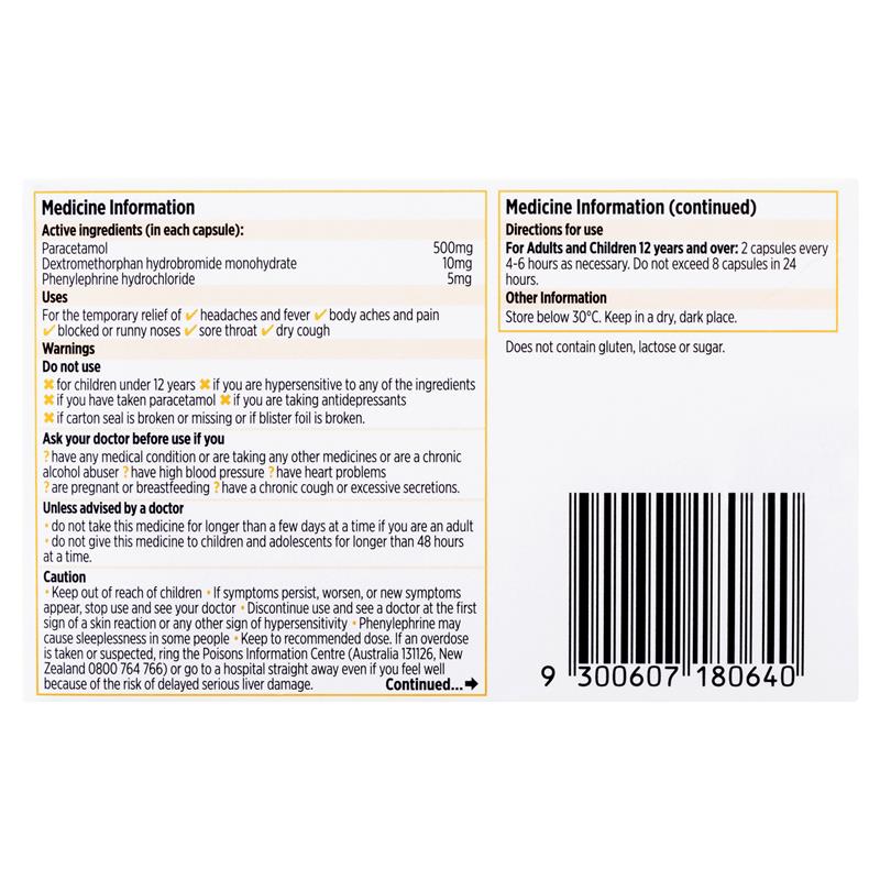 Load image into Gallery viewer, Codral PE Multi Action 48 Capsules Pack
