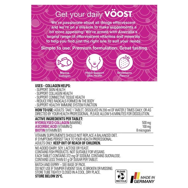 Load image into Gallery viewer, Voost Collagen Effervescent 60 Pack Exclusive Size
