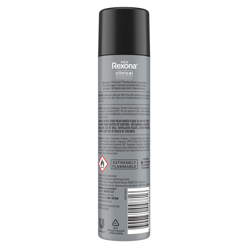 Load image into Gallery viewer, Rexona Men Clinical Protection Antiperspirant Aerosol Sport 180ml
