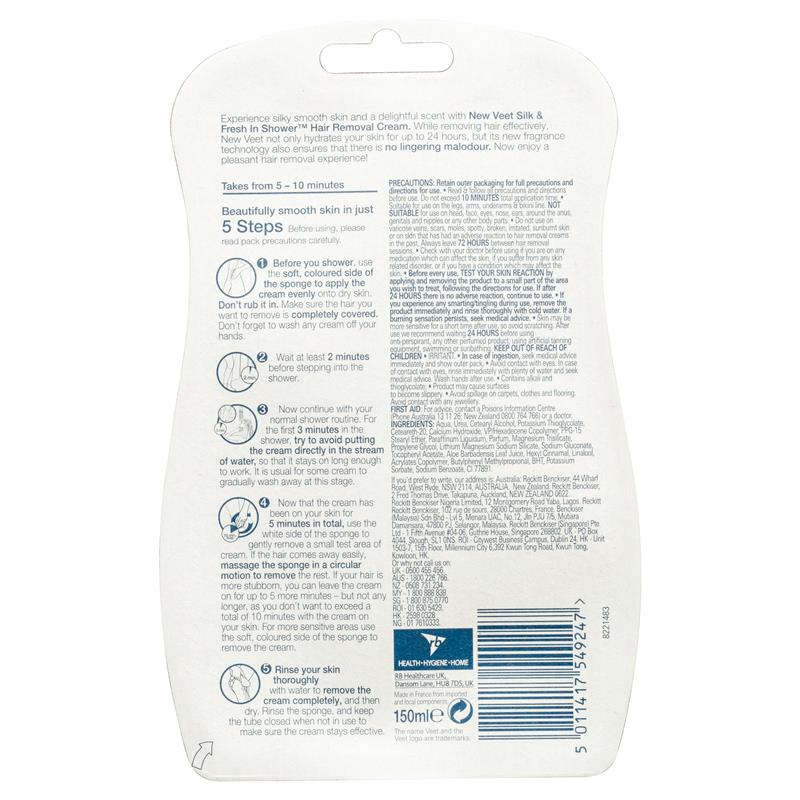 Load image into Gallery viewer, Veet In Shower Hair Removal Cream Sensitive 150ml
