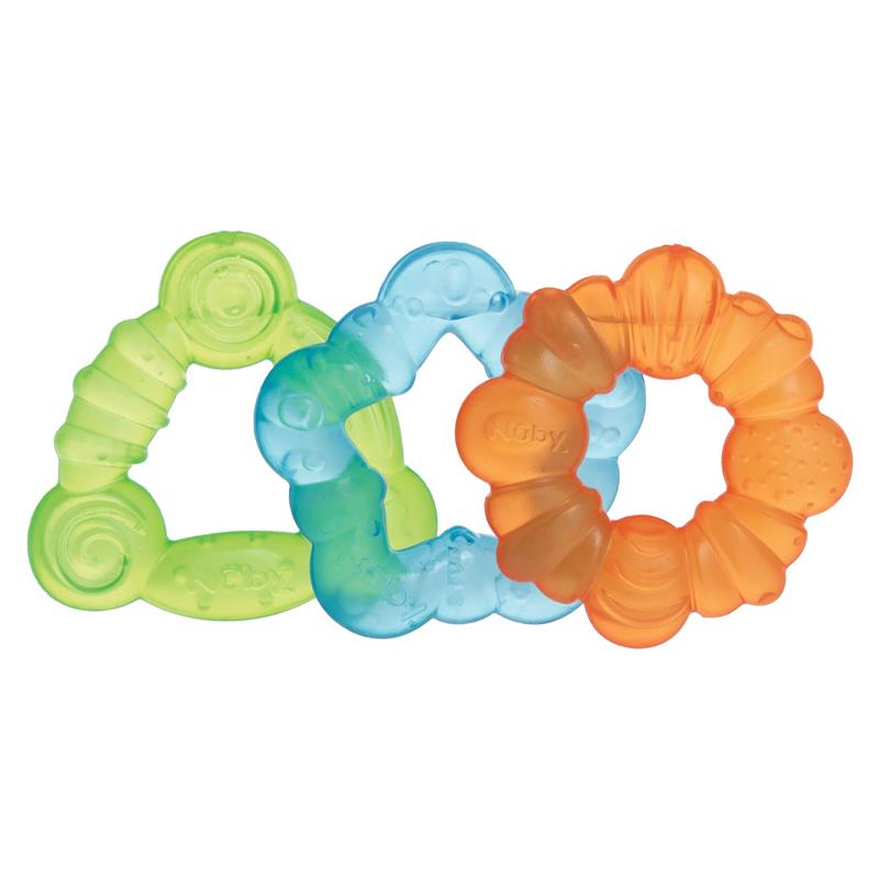 Load image into Gallery viewer, Nuby Water Filled Teether 3 Pack

