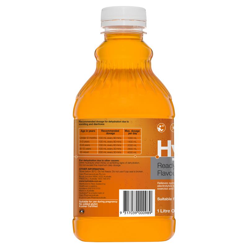Load image into Gallery viewer, Hydralyte Liquid Orange 1Litre
