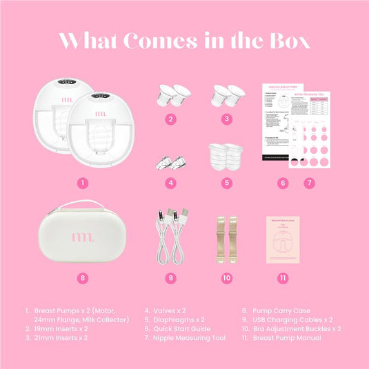 The Midwife Mumma Double Breast Pump Handsfree