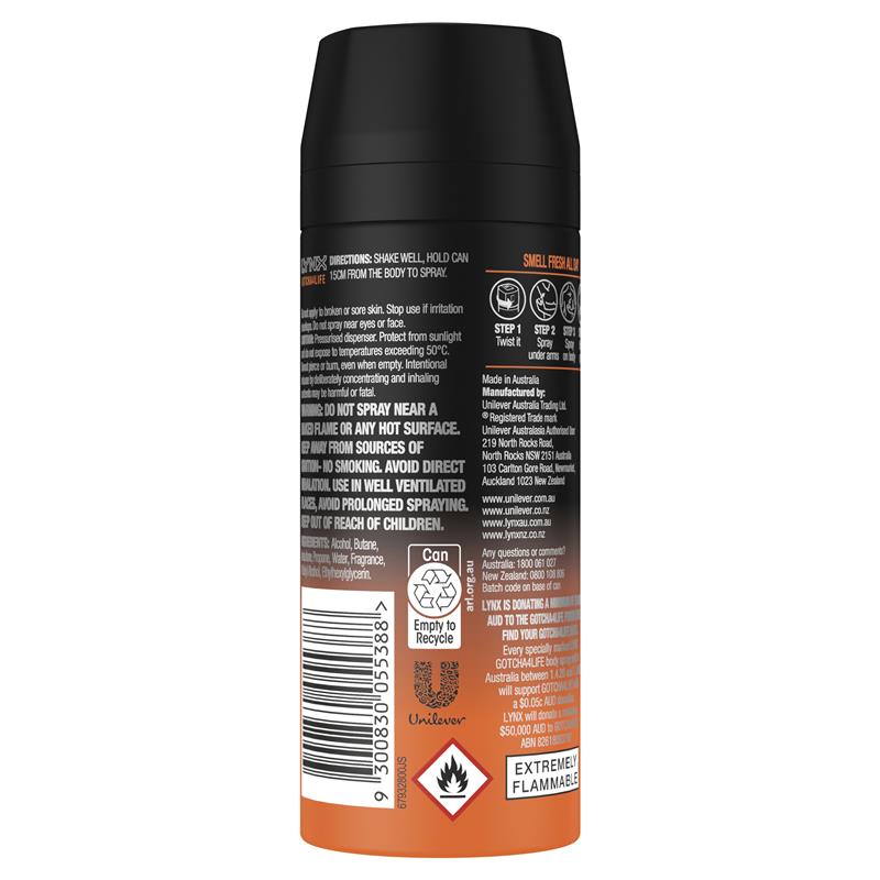 Load image into Gallery viewer, Lynx Deodorant Gotcha 165ml

