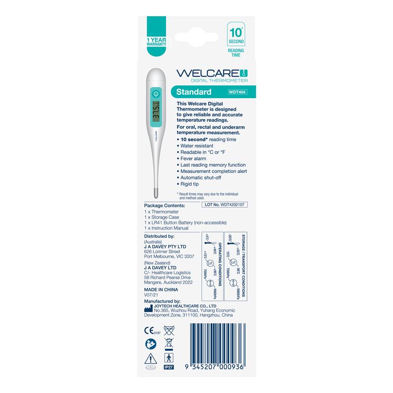 Load image into Gallery viewer, Welcare Digital Thermometer Standard
