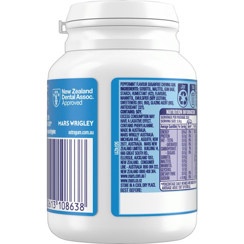 Load image into Gallery viewer, Extra Bottle Peppermint Gum 64g
