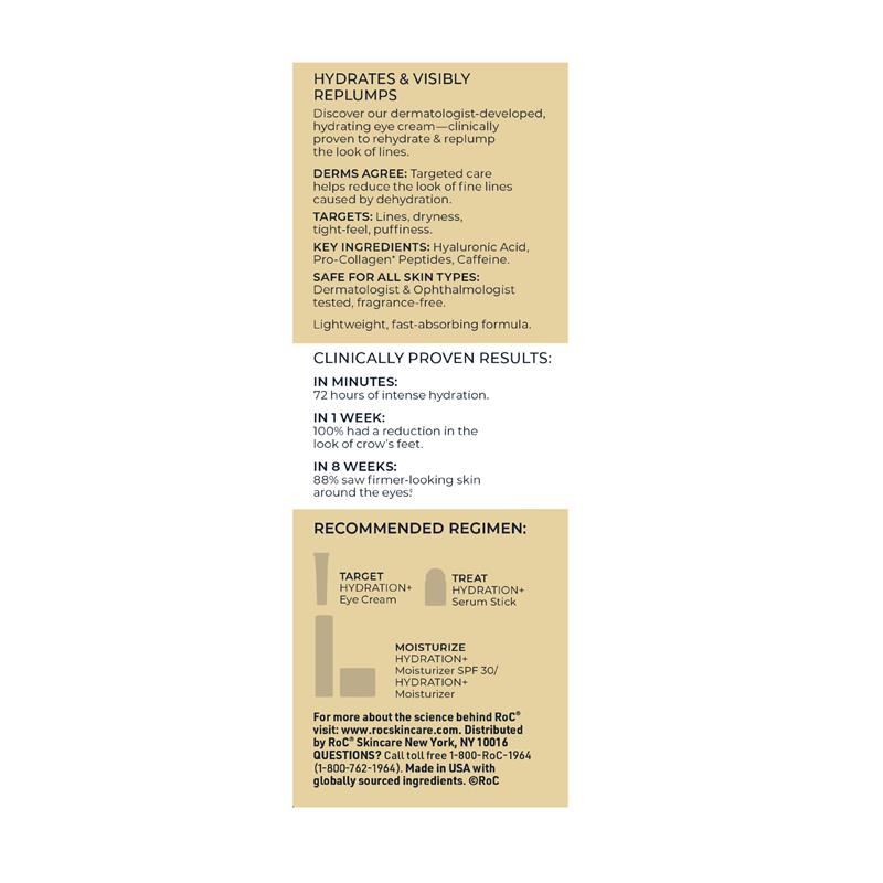 Load image into Gallery viewer, RoC Multi Correxion Hydrate &amp; Plump Eye Cream 15ml
