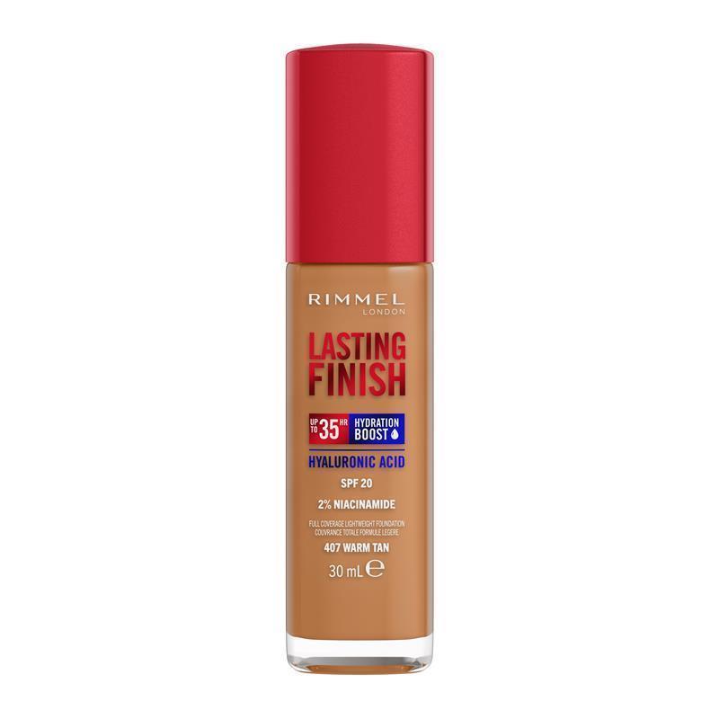 Load image into Gallery viewer, Rimmel Lasting Finish 35HR Foundation 407 Warm Tan
