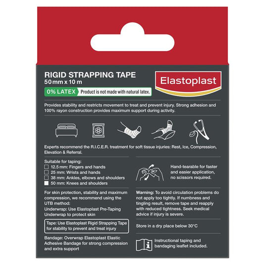 Elastoplast Sport Rigid Strapping Tape 50mm x 10m