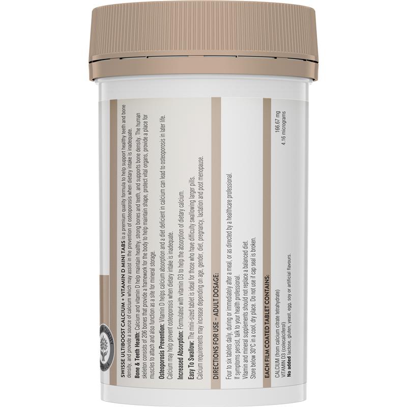 Load image into Gallery viewer, Swisse Calcium + Vitamin D 300 Mini Tablets
