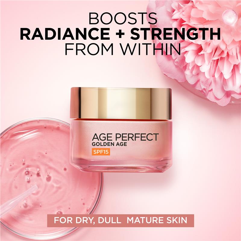 Load image into Gallery viewer, L'oreal Paris Age Perfect Golden Age Rosy Re-Densifying Day Cream SPF 15 50ml

