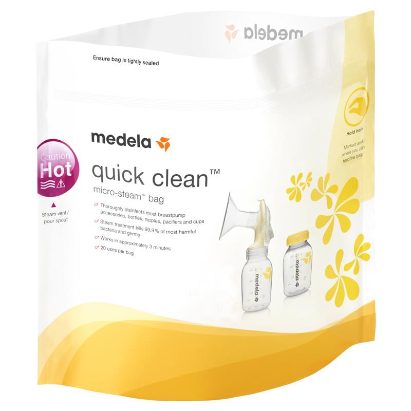 Load image into Gallery viewer, Medela Quick Clean Microwave Bags 5 Pack
