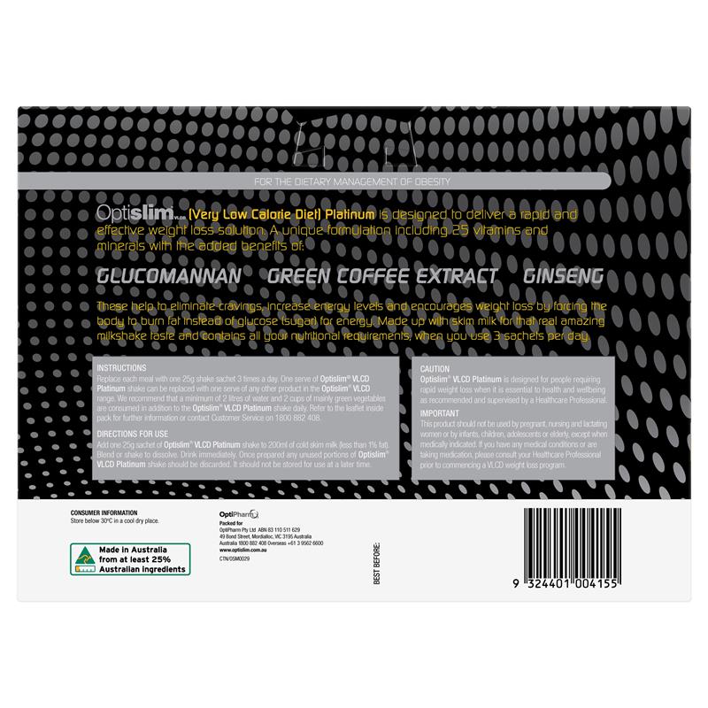 Load image into Gallery viewer, Optislim VLCD Platinum Salted Caramel 21x25g
