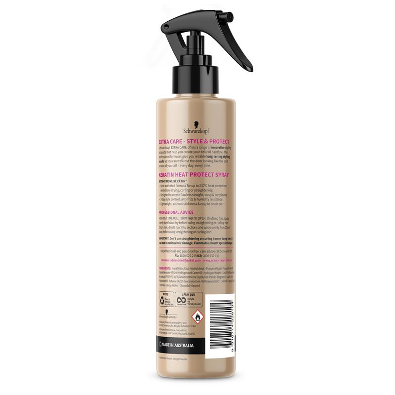 Load image into Gallery viewer, Schwarzkopf Extra Care Keratin Heat Protect Spray 250ml
