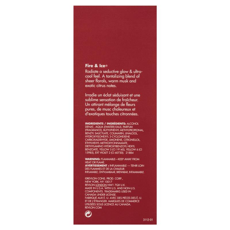 Load image into Gallery viewer, Revlon Fire &amp; Ice 50ml Cologne Spray
