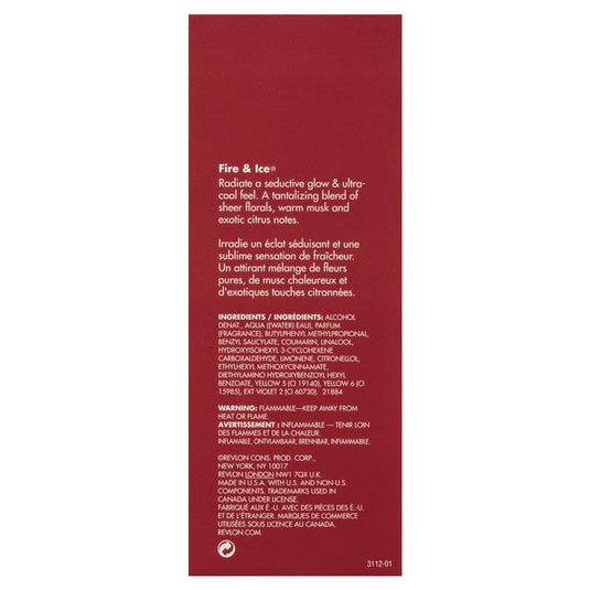 Revlon Fire & Ice 50ml Cologne Spray