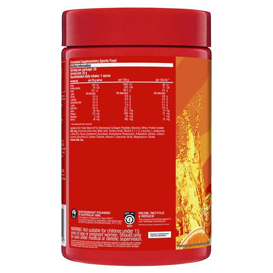 BSc x Chupa Chups Protein Water Orange 700g