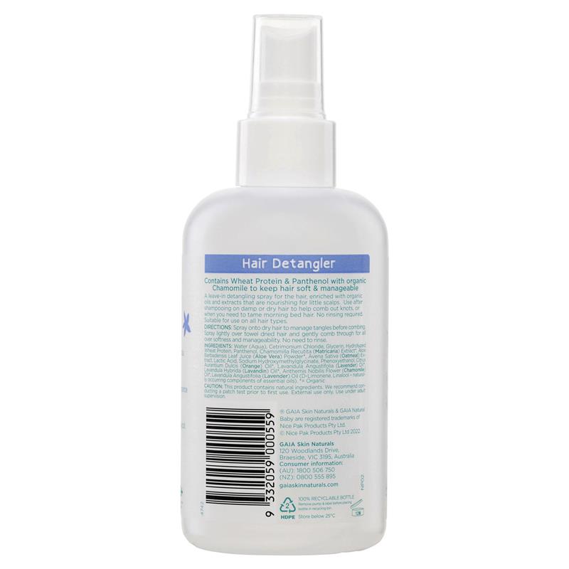 Load image into Gallery viewer, GAIA Natural Baby Hair Detangler 200mL
